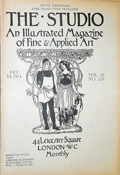 The Studio An Illustrated Magazine Of Fine E Applied Art Vol. 61 N. 251 (14 Fev. 1913) Di: Edited By Charles Holme - copertina