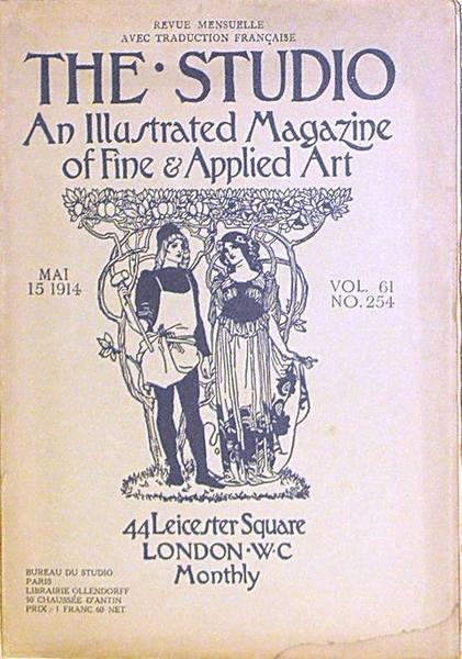The Studio An Illustrated Magazine Of Fine E Applied Art Vol. 61 N. 254 (15 Mai 1914) Di: Edited By Charles Holme - copertina