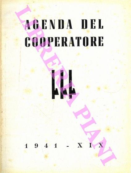 Agenda del cooperatore - copertina