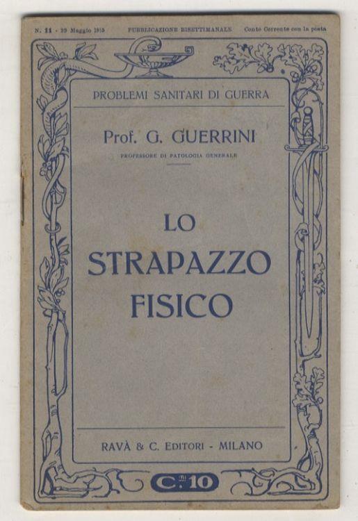 Lo strapazzo fisico - Guido Guerrini - copertina