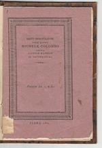 Brevi osservazioni dell'abate Michele Colombo sopra diverse materie di letteratura