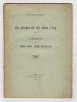 Sull'articolo 695 del Codice Civile. Contributo alla teoria delle azioni possessorie
