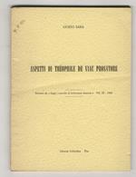 Aspetti di Théophile de Viau prosatore. Estratto da Saggi e ricerche di letteratura francese, Vol. IX - 1968