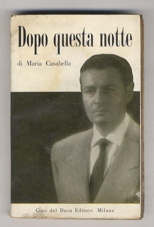 Dopo questa notte - Maria Casabella - copertina