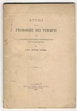Studii sulle proroghe dei termini per la ricezione delle prove testimoniali civili e di un caso speciale