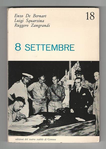 8 settembre - Enzo De Bernart - copertina