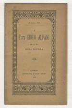 A don Guido Alfani per la sua messa novella
