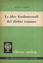Le idee fondamentali del diritto romano
