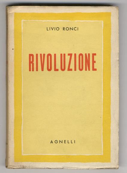 Rivoluzione - Livio Ronci - copertina