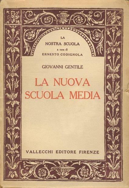 La nuova Scuola media - Giovanni Gentile - copertina