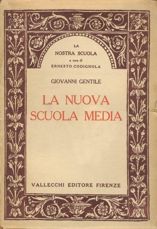 La nuova Scuola media - Giovanni Gentile - copertina