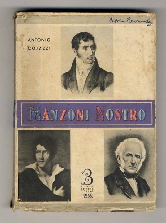 Manzoni nostro - Antonio Cojazzi - copertina
