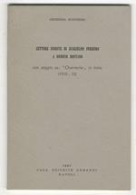 Lettere inedite di Guglielmo Ferrero a Edmond Rostand. Con un saggio su: Chantecler In Italia (1910-12)