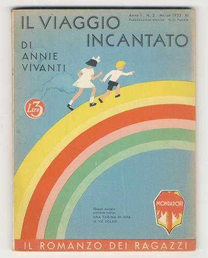 Il viaggio incantato. Di Annie Vivanti - Annie Vivanti - copertina
