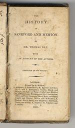 The History of Sandford and Merton. An Account of the Author. Complete in one volume