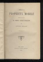 Della proprietà mobile secondo il codice civile italiano