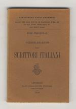 Dizionarietto degli scrittori italiani