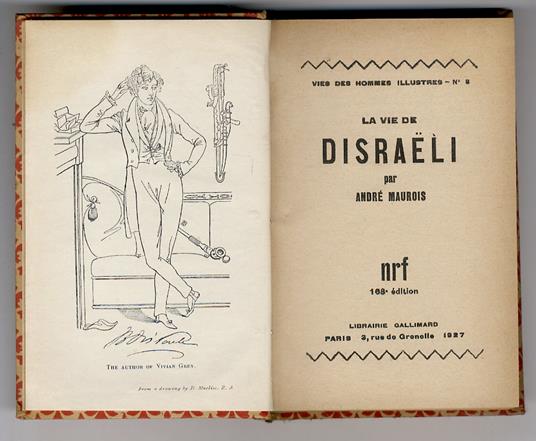 La vie de Disraëli. 168e édition - copertina
