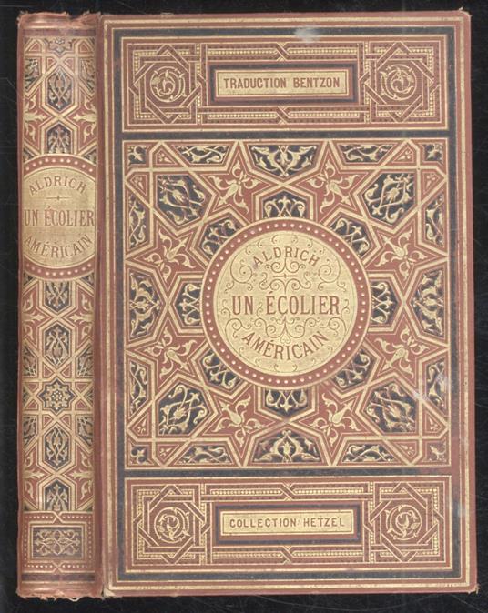 Un Ecolier Américain [...] Traduit de l'anglais par Th. Bentzon [...] Dessins par J. Davis - copertina