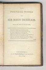 The Poetical Works (...) Containing his Miscellanies, Epistles, Songs, Translations, erc. etc. etc. With the Life of the Author