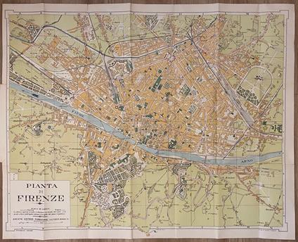 PIANTA di Firenze. Scala di 1:8000 - copertina