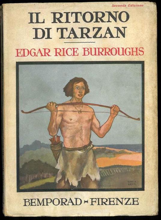Il ritorno di Tarzan. Traduzione dall'inglese di Vittorio Caselli - Edgar Rice Burroughs - copertina