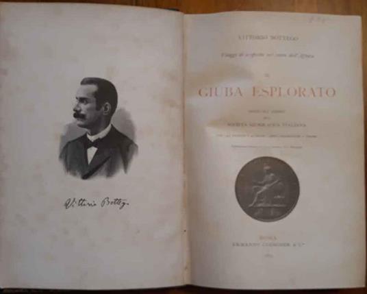 Il Giuba Esplorato, sotto gli auspici della Società Geografica Italiana - Vittorio Bottego - copertina
