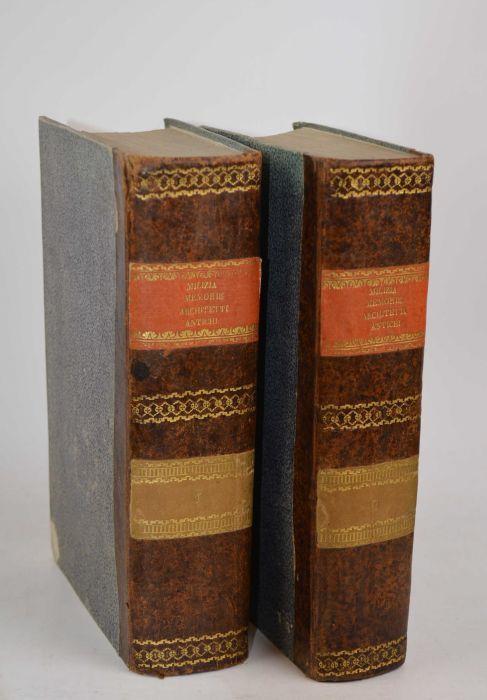 Memorie degli Architetti antichi e moderni. Terza edizione accresciuta e corretta dallo stesso autore… - Francesco Milizia - copertina