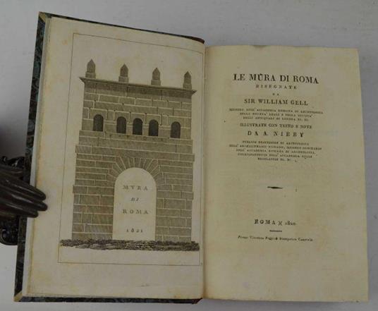 Le mura di Roma disegnate da Sir William Gell… - Antonio Nibby - copertina