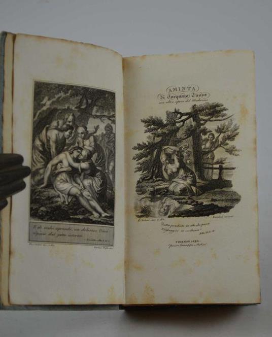 Aminta favola boschereccia… si aggiungono le poesie scelte e i discorsi sull'arte poetica, del mediesimo - Torquato Tasso - copertina