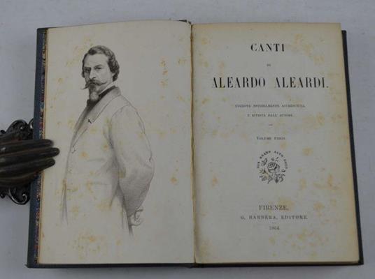 Canti.. - Aleardo Aleardi - copertina