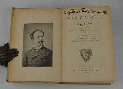 La vie privee a Venise depuis l'origine jusq'a la chute de la republique… - Pompeo Molmenti - copertina
