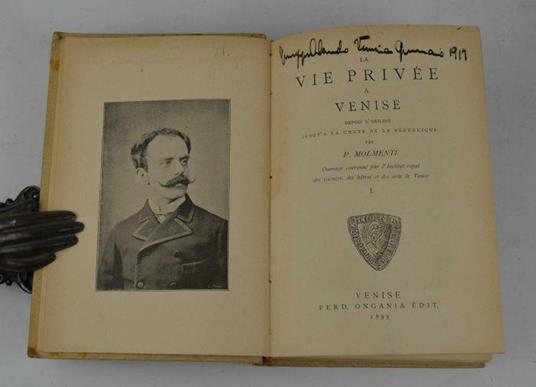 La vie privee a Venise depuis l'origine jusq'a la chute de la republique… - Pompeo Molmenti - copertina