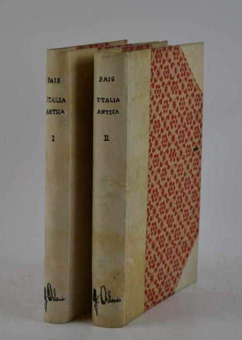 Italia antica. Ricerche di storia e di geografia storica - Ettore Pais - copertina
