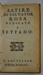 Satire dedicate a Settano