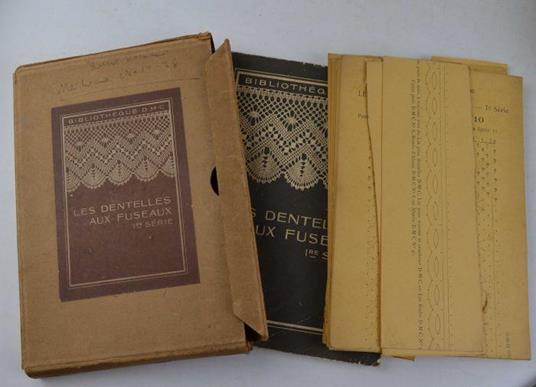 Les dentelles aux fuseaux. I.re Serie - copertina