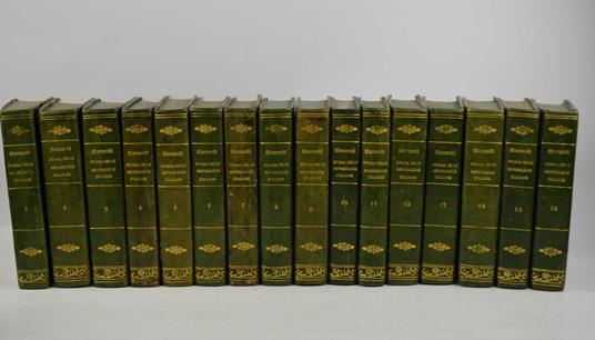 Storia delle repubbliche Italiane dei secoli di mezzo… Traduzione dal francese - Sismondo Dé Sismondi - copertina