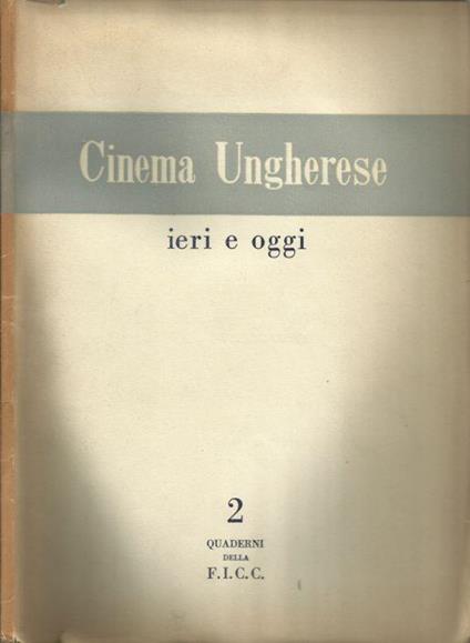 Cinema Ungherese - copertina