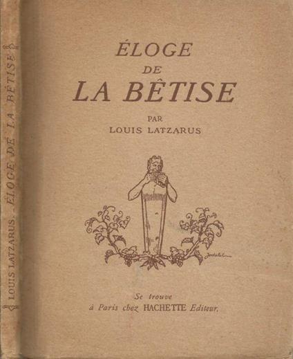Eloge de la Betise - copertina