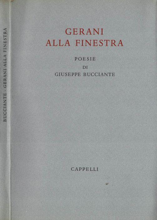 Gerani alla finestra - Giuseppe Bucciante - copertina