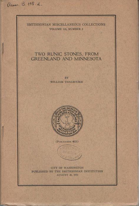 Two runic stones, from Greenland and Minnesota - copertina