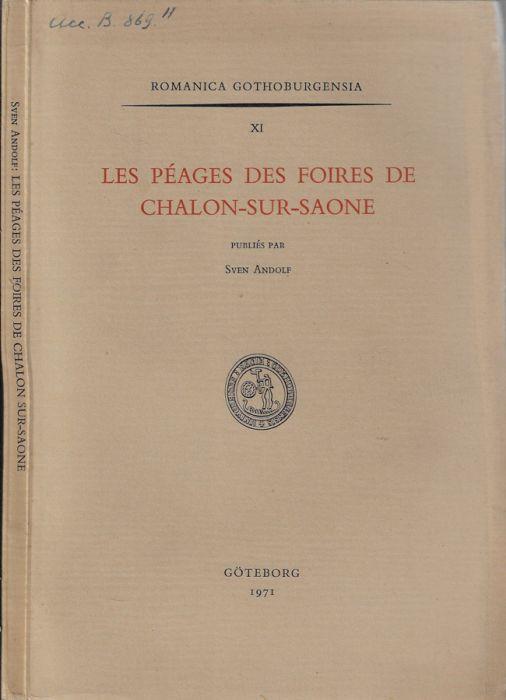 Les péages des foires de chalon-sur-saone - copertina