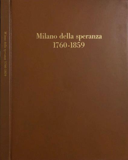 Milano della speranza - Marco Valsecchi - copertina