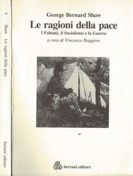 Le ragioni della pace - George Bernard Shaw - copertina