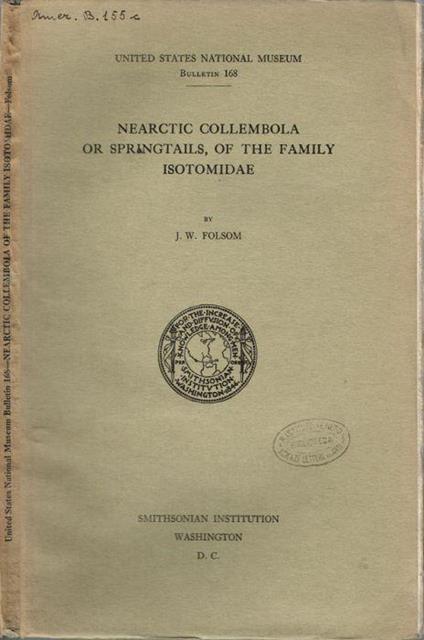 Nearctic colembola or springtails, of the family isotomidae - copertina