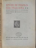 Studi di filologia italiana volume II 1929