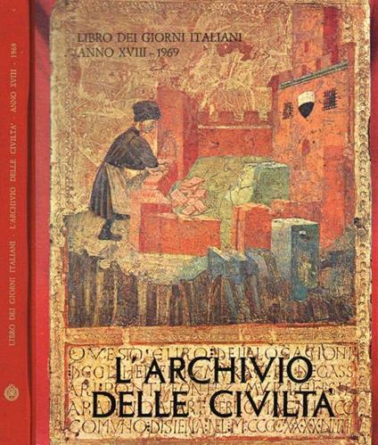 Libro dei giorni italiani anno XVIII-1969. L'archivio delle civiltà - copertina