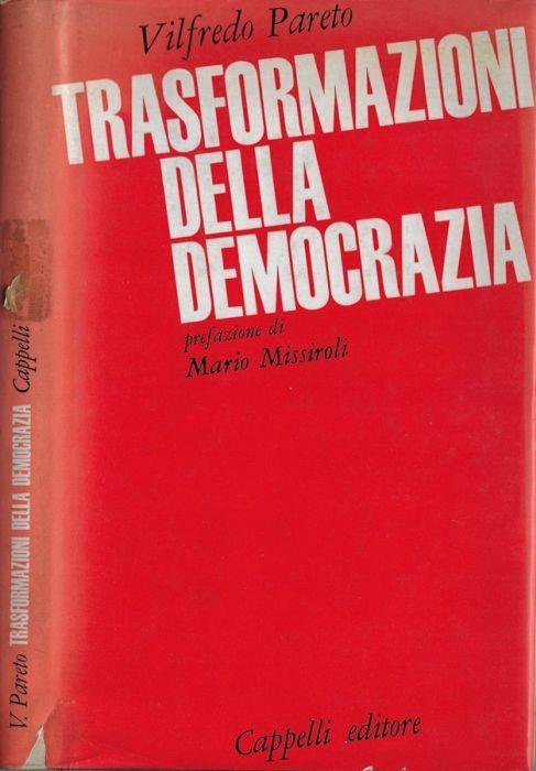 Trasformazioni della democrazia - Vilfredo Pareto - copertina