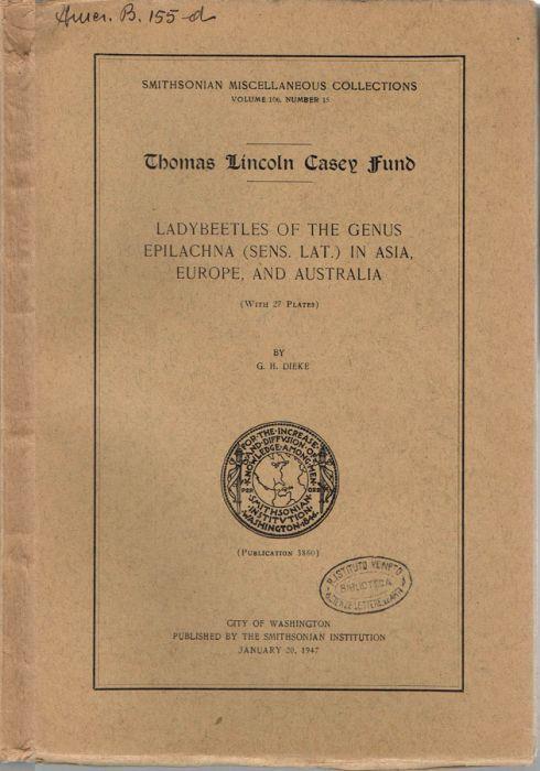 Ladybeetles of genus epilachna (sens. Lat) in Asia, Europe and Australia - copertina