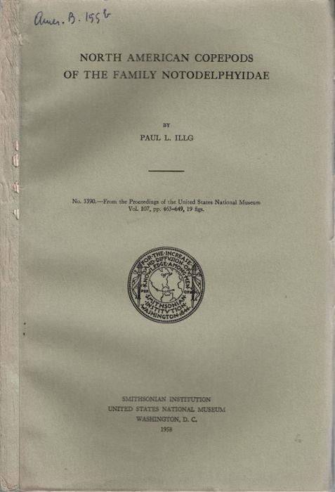 North American copepods of the family notodelphyidae - copertina